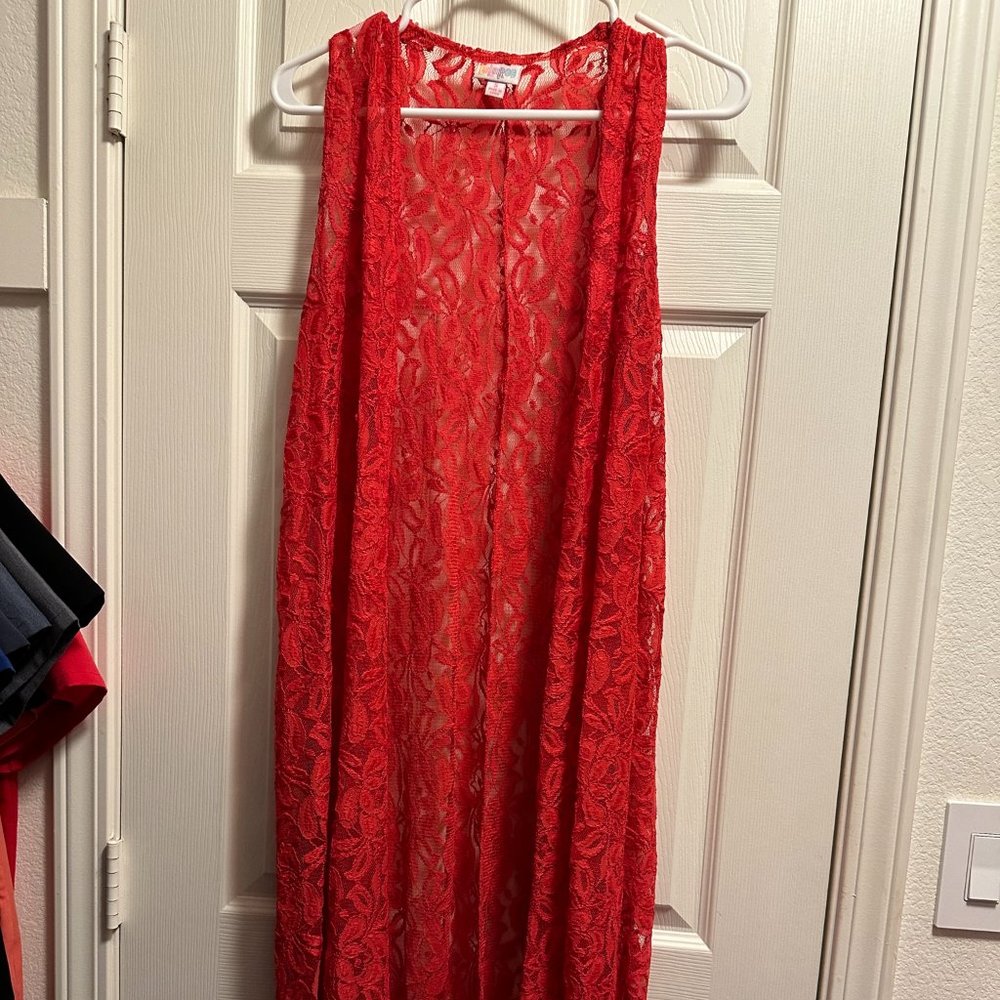 GUC LuLaRoe Joy lace duster